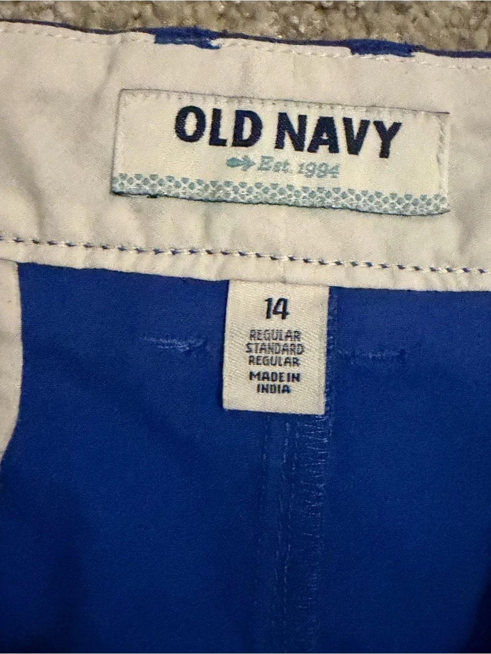 Old Navy Women's Bright Blue Casual Shorts